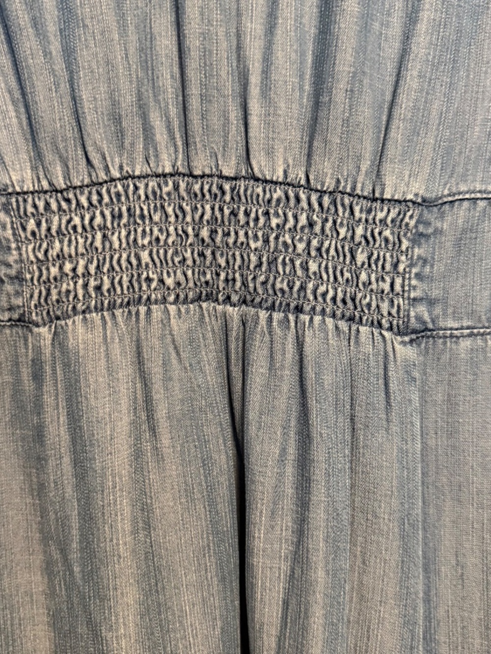 Marine Layer Camila Chambray Button Front Midi Dress Size XL - Picture 13 of 16